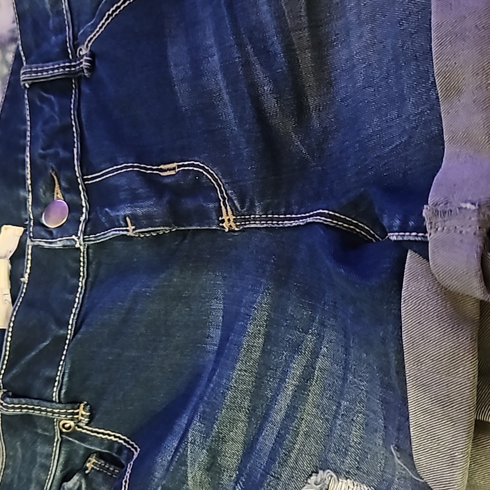 21Denim womens distressed jeans shorts